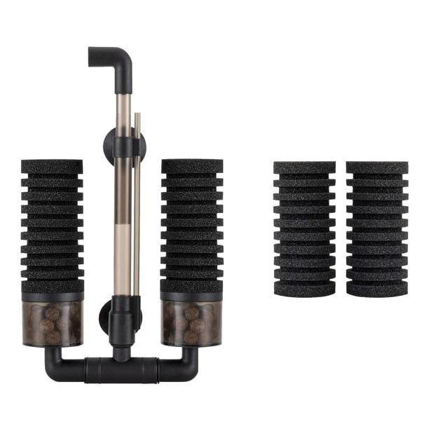 Filtro de acuario Hygger con esponja doble para tanque de 10 a 55 galones