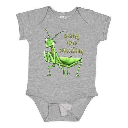

Inktastic Praying Mantis- Clearly Up to Something Gift Baby Boy or Baby Girl Bodysuit