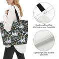 thumbnail image 7 of Lafuoo Cute Sloth Pattern Single-Shoulder Shopping Bag, Hand-Held Storage Bag Suitable for Work and School, Unisex-One Size, 7 of 7