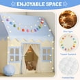 thumbnail image 3 of Wilwolfer Kids Play Tent Indoor: Peach Skin Fabric Playhouse with Play Mat and Star Lights - Toddlers  Toys for Boy Girl Birthday Gift, 3 of 9