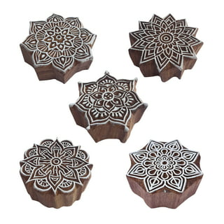 Ceramic Clay Pottery Stamp, Flower Clay Print Stamp