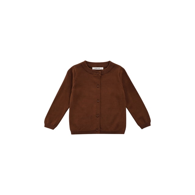 Cardigan Tricoté pour Filles et Garçons, Manches Longues, à Simple Boutonnage