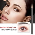 thumbnail image 2 of Dinheiro Brow & Eye Makers Brow Shaper & Eyeliner, lápiz sin esfuerzo crea cejas salvajes claras y duraderas, gris, 2 of 5
