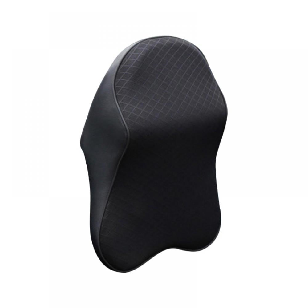 Ergonomic Car Seat Headrest Support Headrest Pillow With Black PU Leather  And Memory Foam For Neck Fatigue Relief 1 Pack From Otolampara, $11.86