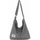 thumbnail image 1 of Hobo Bag, Women's Canvas Handbag Crossbody Bag Beach Bag Simple Shoulder Bag Ladies Large Cotton Tote Handbag Girls Shopping Bag for Travel Daily Use, 1 of 4