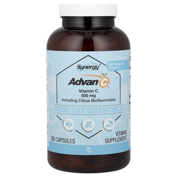 Vitacost Synergy®, Advan-C® Including Citrus Bioflavonoids, 300 Capsules