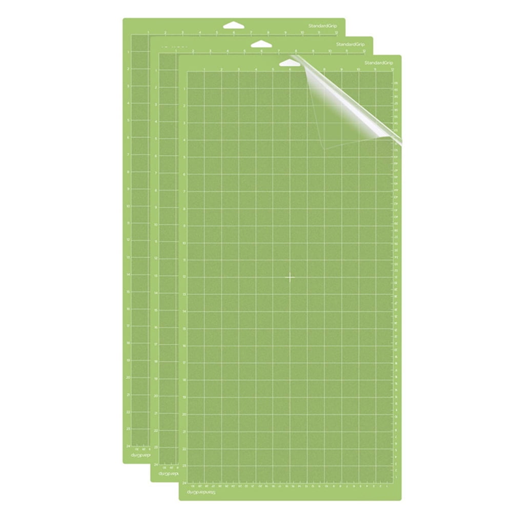 3 Pcs Pvc Cutting Mat 12x24 Inches for Paper Cardstock Plotter Cutting