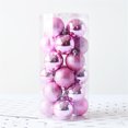 thumbnail image 3 of SDJMa 1.57" Christmas Ball Ornaments 24 Pcs Christmas Tree Decorations Shatterproof Hanging Christmas Small Colorful Ornament Balls for Holiday Party Wreath Tabletop Xmas Tree Decor, 3 of 7
