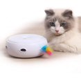 thumbnail image 1 of Interactive Cat Teaser Toy Intelligent Kitten Toy Electronic Auto Random Torsion Spring, 1 of 5