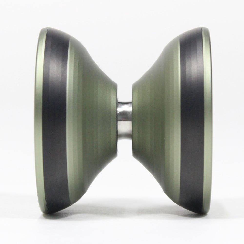 SENSE YOYO Next Stage Yo-Yo - Bi-Metal 6061 Version - Quoc Anh Signature YoYo (Olive Green w/Black Ring)