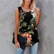 thumbnail image 1 of Camiseta con estampado Floral para mujer, Top Sexy sin mangas, holgado, informal, plisado, 2022, 1 of 4