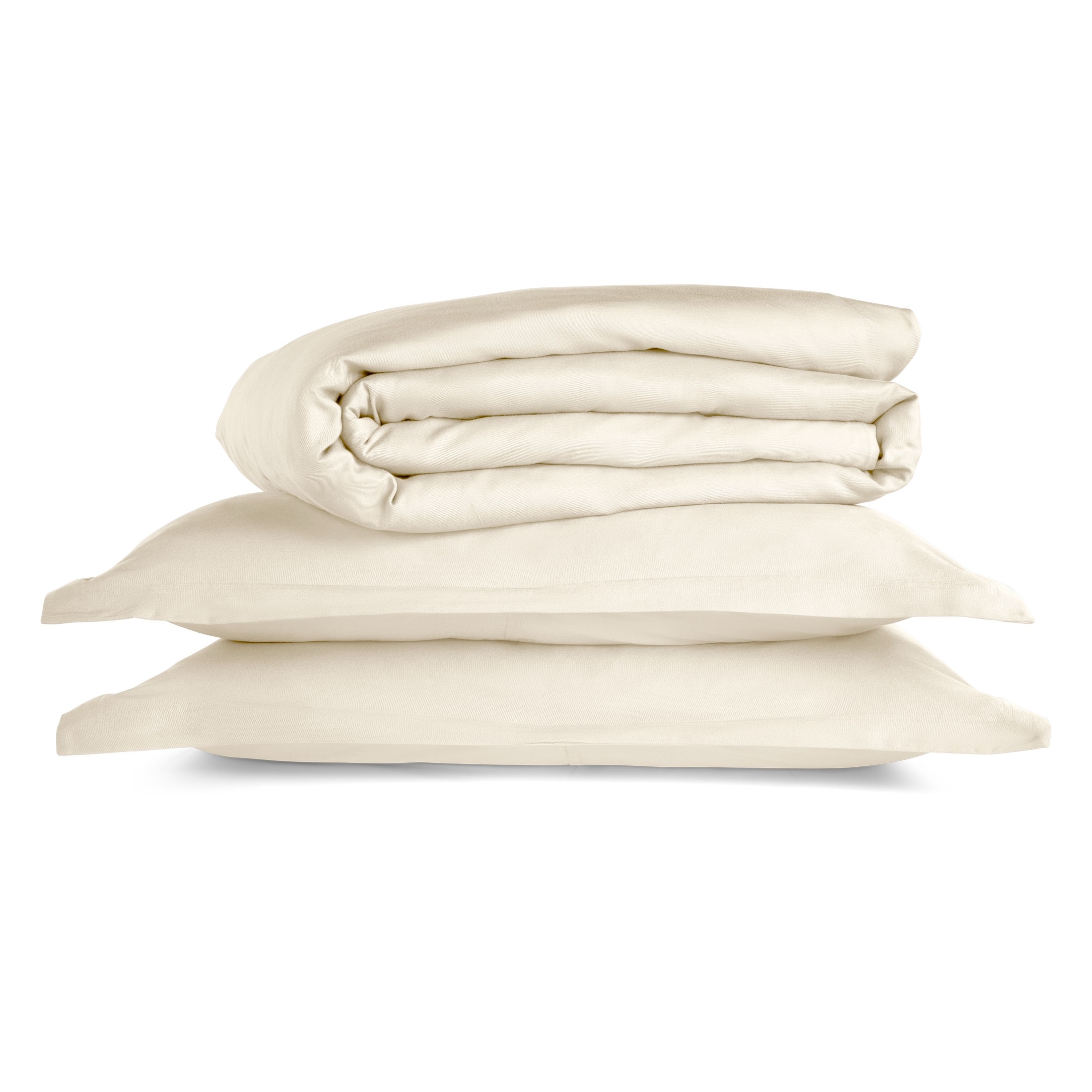 Allswell Tencel Lyocell Duvet Cover Set, King/Cal King, Vanilla photo 2