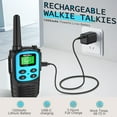 thumbnail image 3 of Walkie Talkies MaxTalker MT10 de largo alcance, recargables, paquete de 6, 3 of 7