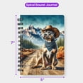 thumbnail image 5 of Welcome Fall Western Cowboy Pitbull Enjoys Majestic Autumn Spiral Bound Journal Terrier Dog Lover 5x7in Spiral Notebook - 01007, 5 of 5