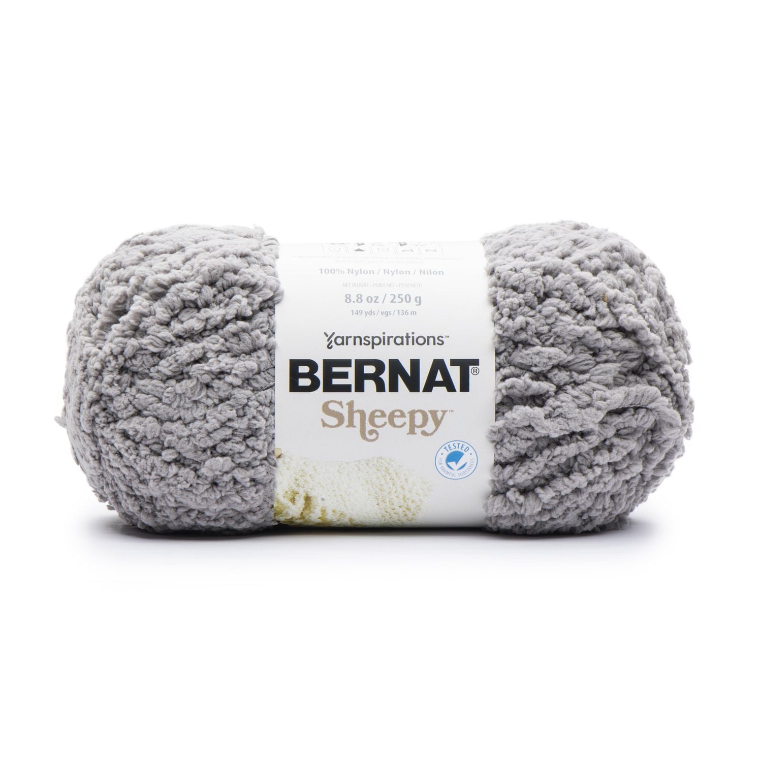 Bernat® Sheepy™ Yarn, Nylon #6 Super Bulky, 8.8oz/250g, 149 Yards
