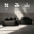 thumbnail image 3 of Ilios Innova | Sofá Palermo Modular de 3 Módulos, Tela Teddy, Configurable, Estructura Memory Foam, Comprimido, Asientos Profundos y Cómodos., 3 of 9