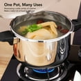 thumbnail image 4 of Stainless Steel Pressure Cooker,Classic High Dome Pressure Cooker with Locking Safety Handle  Cooking Pot Steamer Electric Ceramic Stove Pressure Cooker for Kitchen, 4 of 7
