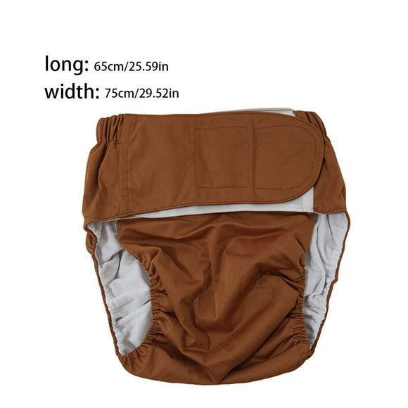 Incontinence Underwear for Elderly and Disabled Unisex TPU Urinary Pocket People Adjustable Nappy Pants Hygiene Unisex TPU Urinary Reusable Adult Diapers