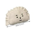 thumbnail image 2 of Dumpling Plush Pillow Funny Food Stuffed Animal Cushion Plush Toy White 19 Inch Soft Christmas Gifts Home Decor for Bedroom Office, 2 of 5