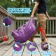 thumbnail image 5 of Bolsa de viaje Bago Rolling de 120 litros con ruedas, impermeable, color morado, 5 of 9