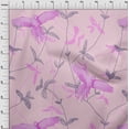thumbnail image 4 of oneOone Rayon Light Pink Fabric Tropical Parrot With Leaves Craft Projects Decor Fabric Printed By The Yard 56 Inch Wide, 4 of 4