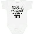 thumbnail image 3 of Inktastic My Best Friend is My Titi with Hearts Boys or Girls Baby Bodysuit, 3 of 5