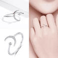 thumbnail image 4 of Anillo De Luna Y Estrella Plata 925 Malubero, 4 of 4