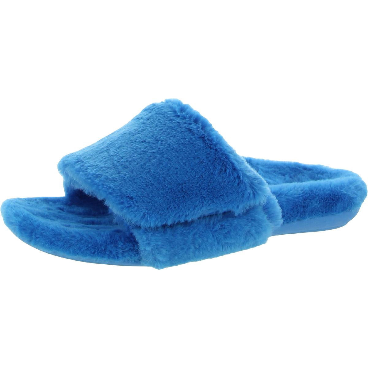 Vionic Womens Dream Cozy Flats Slide Slippers Blue 10 Medium (B,M) -  Walmart.com
