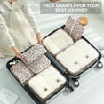 thumbnail image 5 of Livhil 8Pcs Pink Packing Cubes for Luggage , Packing Cubes for Travel Luggage Packing Organizers (Cheetah), 5 of 8