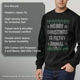 thumbnail image 6 of Men's Home Alone Merry Christmas Ugly Sweater  Sweatshirt Black Medium, 6 of 9