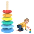 thumbnail image 2 of Jindong Rainbow Tower Stacking Toy for Infants Educational Toy for Babies 6 Months To 2 Years Fun and Interactive Learning Activity for Early Development, 2 of 5