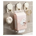 thumbnail image 3 of 3 Pcs Strong Suction Cup Hooks for Shower, Bathroom, Kitchen, Heavy Duty Hangers for Door Wreaths, Robe, loofah, Towel, Utensils, Removable Wall Hooks for Tile, Glass, Mirror （Black）, 3 of 5