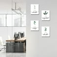 thumbnail image 4 of Botanical Plant Wall Art, Light Green Eucalyptus Leaf Picture Canvas Wall Art Minimalist Floral Wall Decor for Bedroom Living Room Bathroom Kitchen, 4 of 6