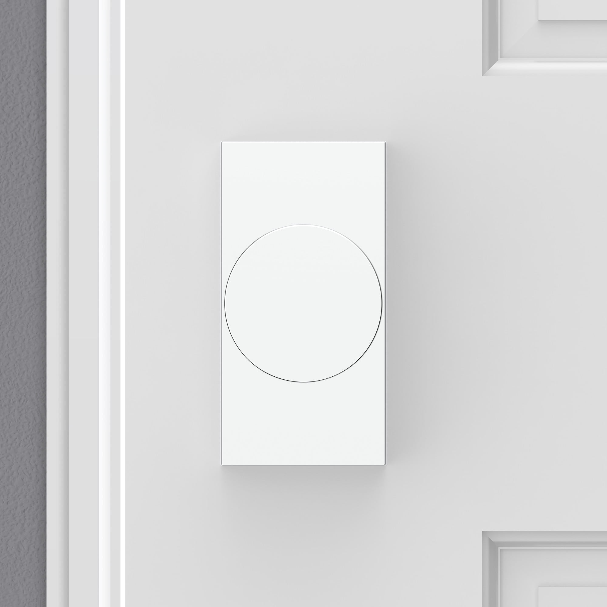 Baldwin PSCONCFR044 Contemporary Passage Door Knob Set - Brass
