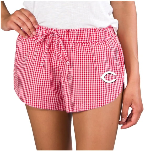 Women's Concepts Sport Red Cincinnati Reds Tradition Woven Shorts