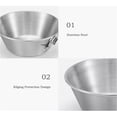 thumbnail image 2 of Advancent Camping Bowl Vajilla Recipiente de comida de cocina personal reutilizable portátil Kits de desorden para acampar Advancent OD020712-00B, 2 of 6