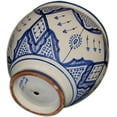 Handmade Ceramic Flower Pot Moroccan Indoor Outdoor Mediterranean