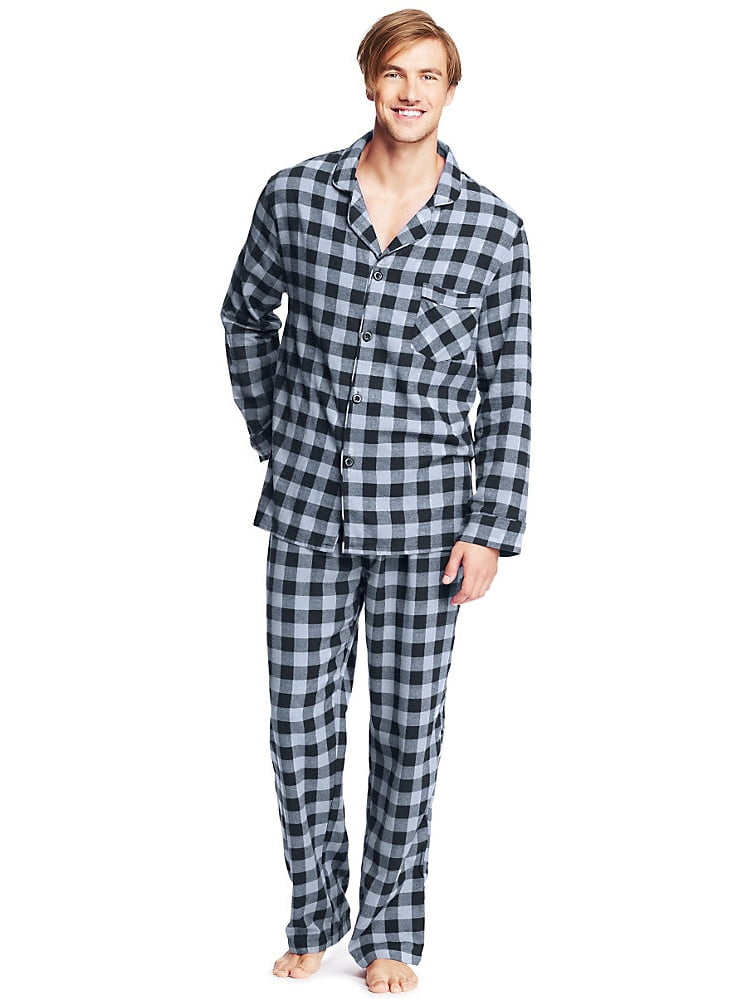 Hanes - Hanes Men's Flannel Pajamas 0140/0140X - Walmart.com - Walmart.com