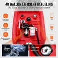 thumbnail image 3 of VEVOR Portable Diesel & Gasoline Tank 48 Gal Fuel Tank with 12V Transfer Pump, 3 of 9