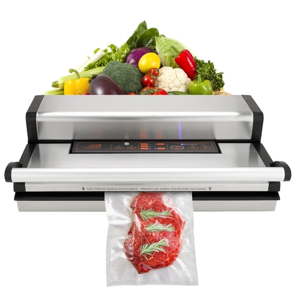 VEVOR Vacuum Sealer Machine Food Preservation Storage Saver 95Kpa w/ Seal Bag