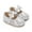 Silver, variant on URMAGIC Baby Girls Mary Jane Flats with Bowknot Soft Sole Non-Slip PU Leather Baby Shoes Princess Wedding Dress Shoes for 0-18 Months