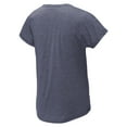 thumbnail image 6 of Yellow Rooster Womens PosiCharge Tri-Blend Wicking Dolman Tee True Navy Heather 4XL, 6 of 6