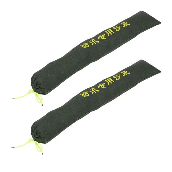 PBPBOX 2pcs Water-Absorbing Expansion Sandbag Green Canvas for Flooding Control
