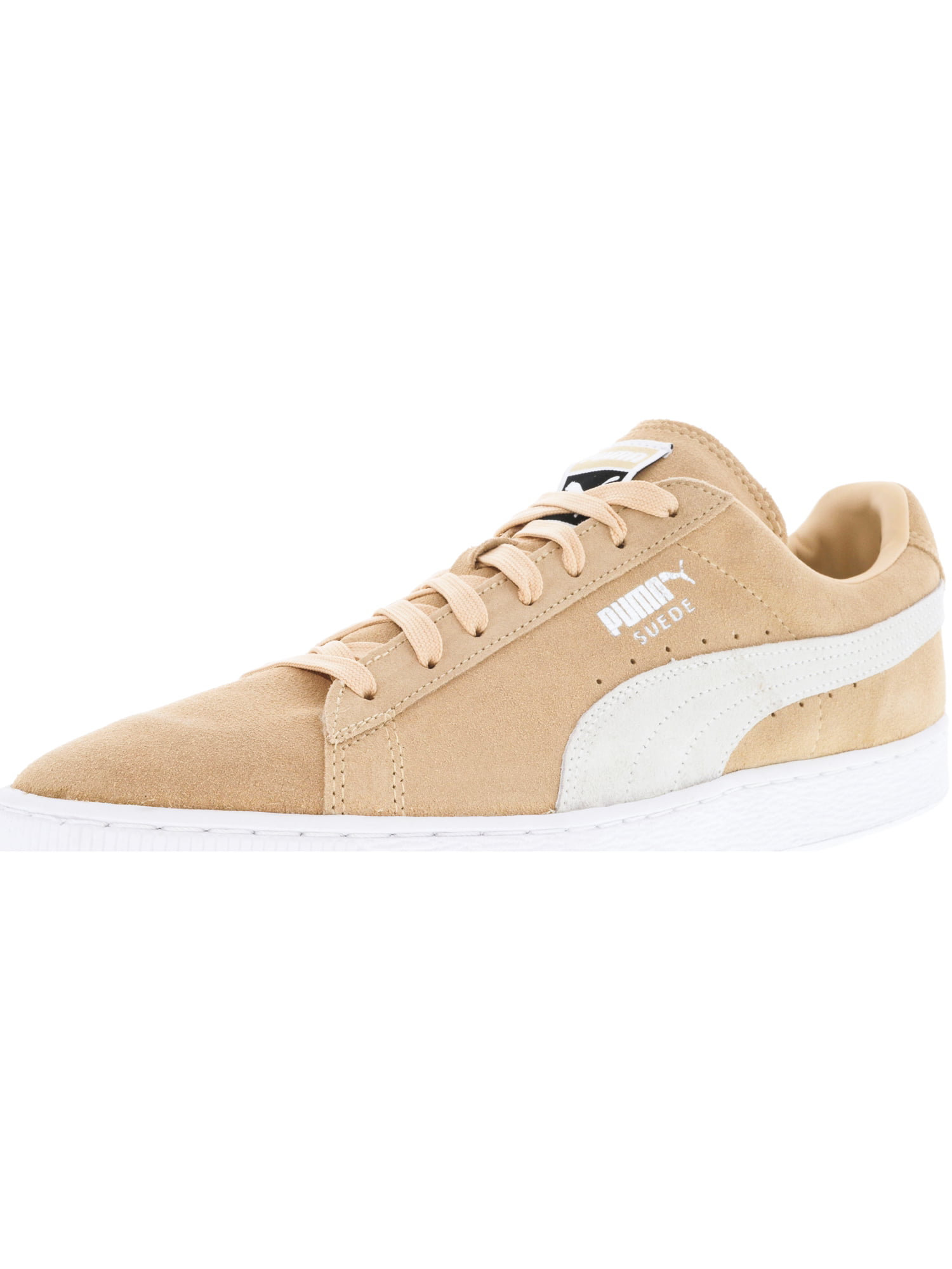 Puma Men's Suede Classic Tan / White Ankle-High Fashion Sneaker - 9.5M -  Walmart.com