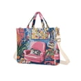 thumbnail image 7 of FORMRS Womens Corduroy Tote Bag Crossbody Shoulder Handbag with Pocket, Art Cat, 7 of 7