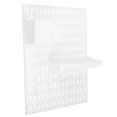 thumbnail image 1 of Pegboard Wall Organizer Kit for Kitchen Storage 1Set White Plastic, 1 of 4