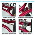 thumbnail image 7 of Lumintrail Center Mount Bike Kickstand - Fits Inch Bicycles - Bike Kick Stands for Adult Mountain, Cruiser and Road Bike - Quick Adjust Height Kickstand, 7 of 7