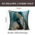 thumbnail image 5 of LALILO Throw Pillow Covers Oil Oil Canvas Oil Color Artwork Grunge Oil Canvas Colorful Old Dark Art Artistic Set of 2 Square 18 x 18 Inch Pillowcase, 5 of 5