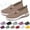Khaki_01, variant on Women's Woven Orthopedic Breathable Soft Shoes Go Walking Slip on Diabetic Foam Shoes Hands Free Slip in Sneakers Arch Support Khaki