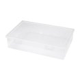 thumbnail image 1 of Organizador de Archivos Plástico, Caja Almacenamiento Cuadrada Transparente, Almacenamiento, M, 1 of 5